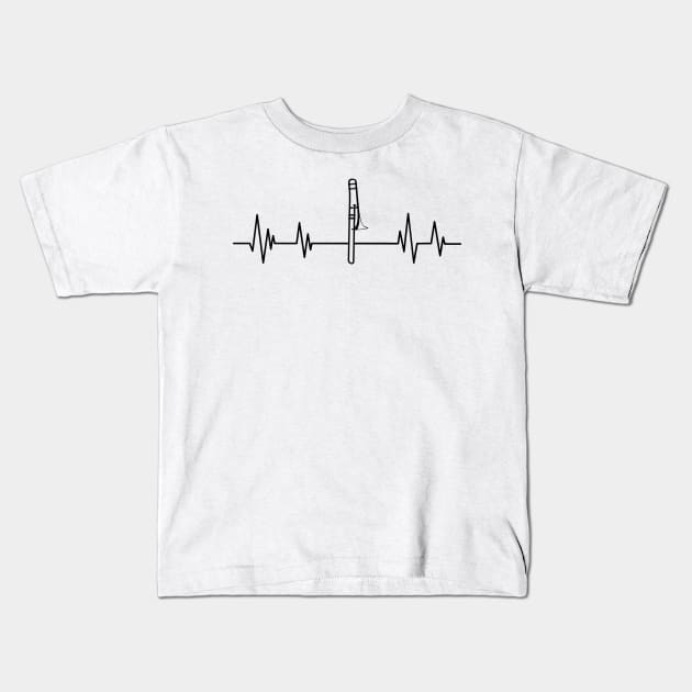 Trumpet heartbeat Trumpet and Clarinet lover trumpet beat Kids T-Shirt by mezy